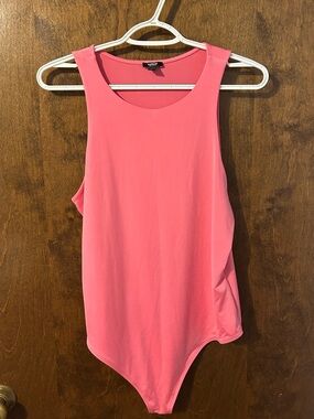 Express Pink Sleeveless Bodysuit